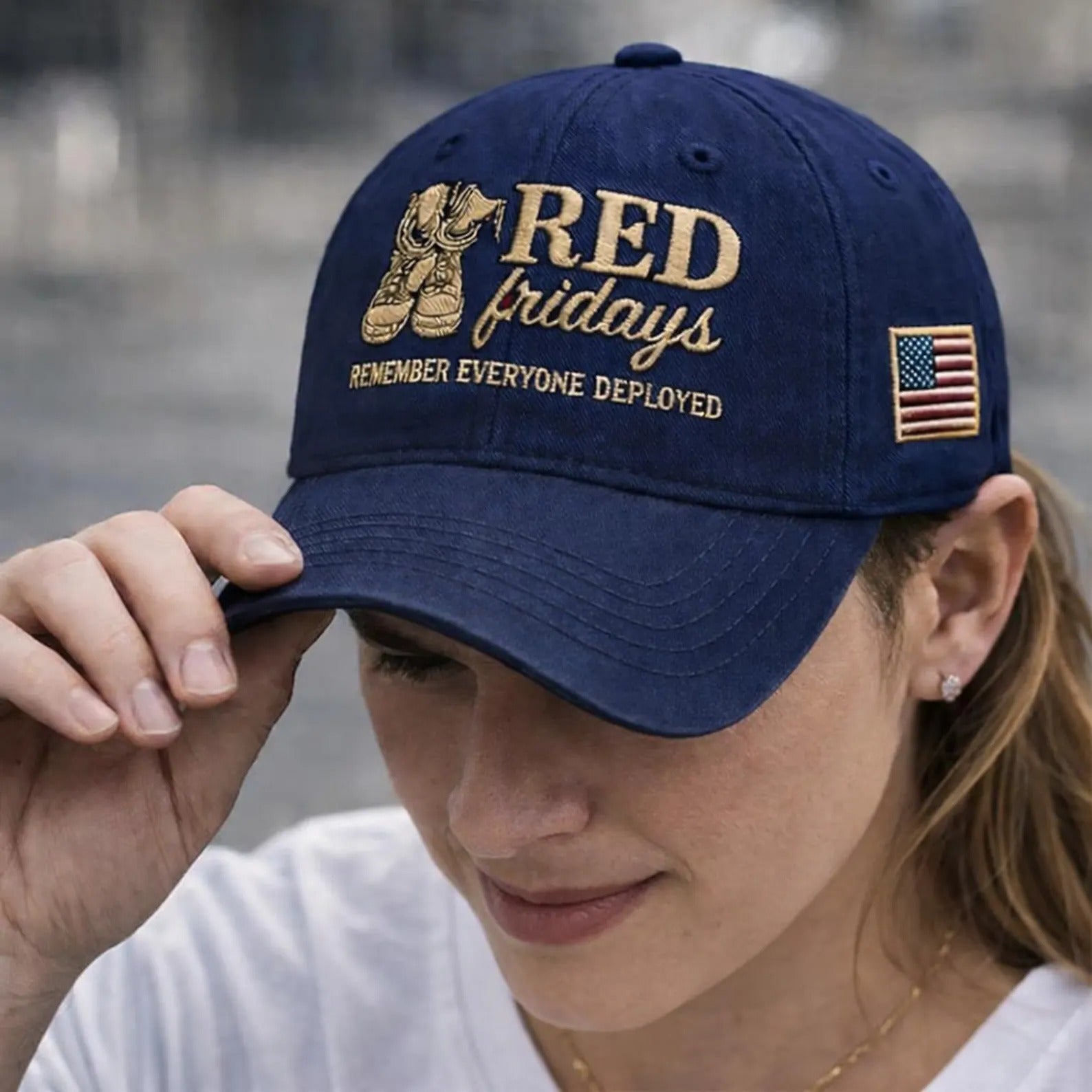 250th Anniversary RED Friday Hat, Remember Everyone Deployed Cap, Patriotic Veteran Military Support Hat, Multi Color USA Cap
