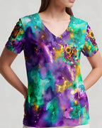 Cowgic Blessed By God Loved By Jesus Horse Women's All Over Print Shirt