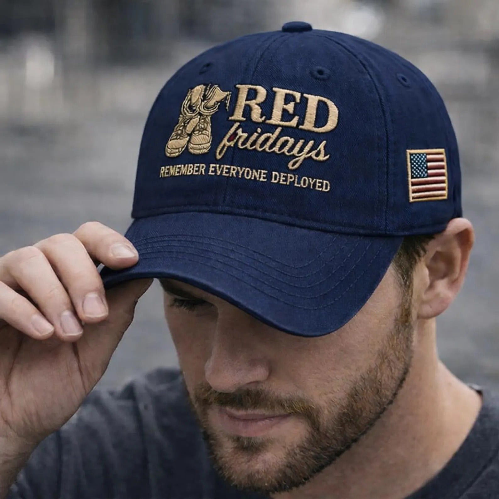 250th Anniversary RED Friday Hat, Remember Everyone Deployed Cap, Patriotic Veteran Military Support Hat, Multi Color USA Cap