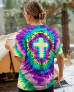 Cowgic Cross Tie Dye Women's All Over Print Shirt