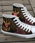 Cowgic Let Me Tell You About My Jesus High Top Canvas Shoes