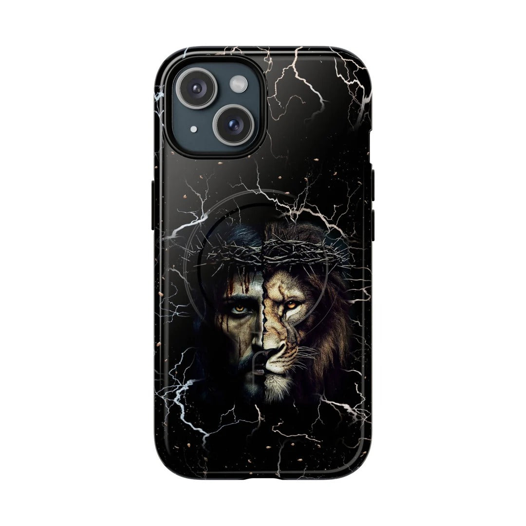 Cowgic Jesus Lion Face Magnetic Phone Case