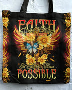 Cowgic Faith Doesn't Make Things Easy Tote Bag