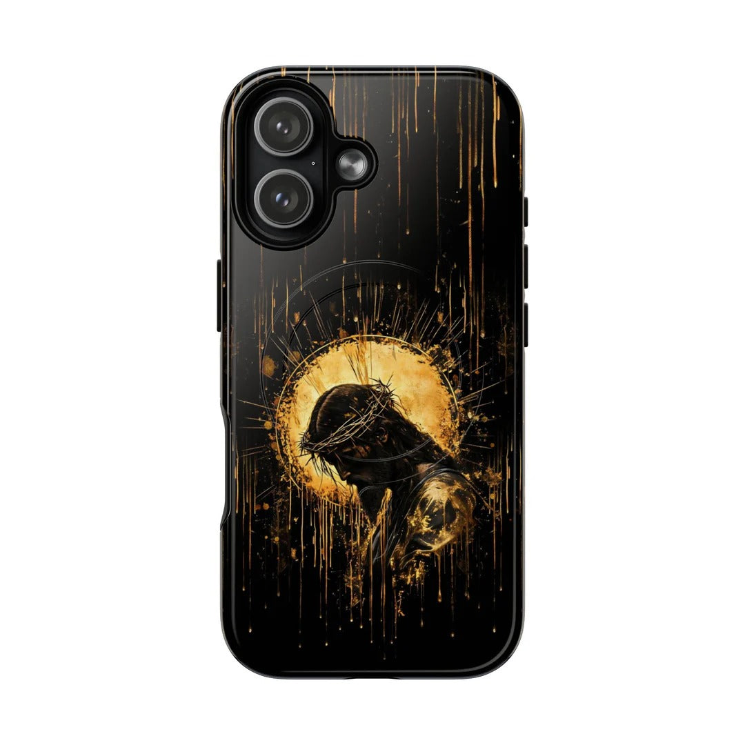 Cowgic Jesus On Cross Moon Magnetic Phone Case