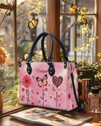 Cowgic Personalized Faith Hope Love Tie Dye Leather Handbag