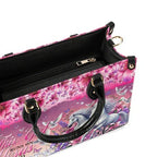 Cowgic This Girl Runs On Jesus And Horses Leather Handbag