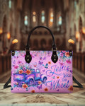 Cowgic Jesus Take The Wheel Leather Handbag