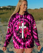 Cowgic Cross Lilies Swirl Women's All Over Print Shirt