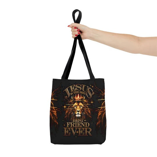 Cowgic Jesus Is The Best Lion Tote Bag