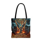 Cowgic I'm A Warrior Of God Tote Bag