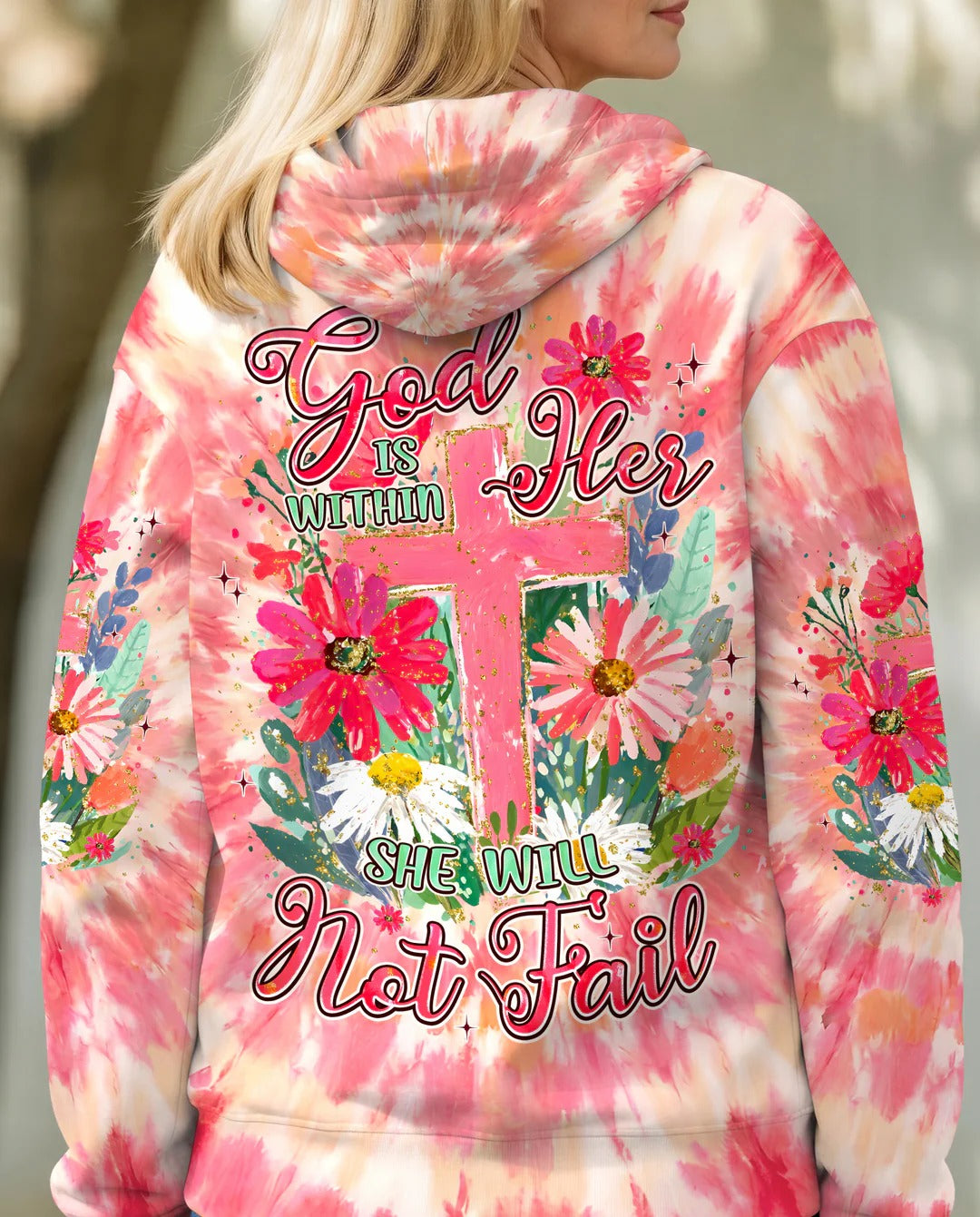 Cowgic God Is Within Her She Will Not Fail All Over Print Shirt
