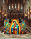 Cowgic Mary Of Guadalupe Leather Handbag