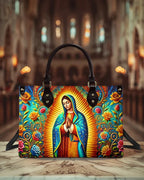 Cowgic Mary Of Guadalupe Leather Handbag