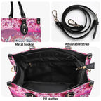 Cowgic This Girl Runs On Jesus And Horses Leather Handbag