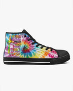 Cowgic Promise Keeper Light In The Darkness Tie Dye High Top Canvas Shoes