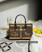 Cowgic God Is My Strength Leather Handbag