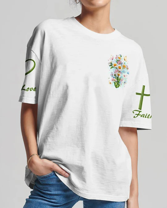 Cowgic With God All Things Daisy Butterfly Women's All Over Print
