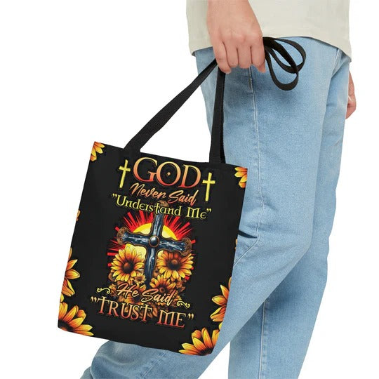 Cowgic God Never Said Understand Me Tote Bag