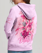 Cowgic Believe In Pink Ribbon Faith All Over Print