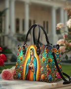 Cowgic Mary Of Guadalupe Leather Handbag