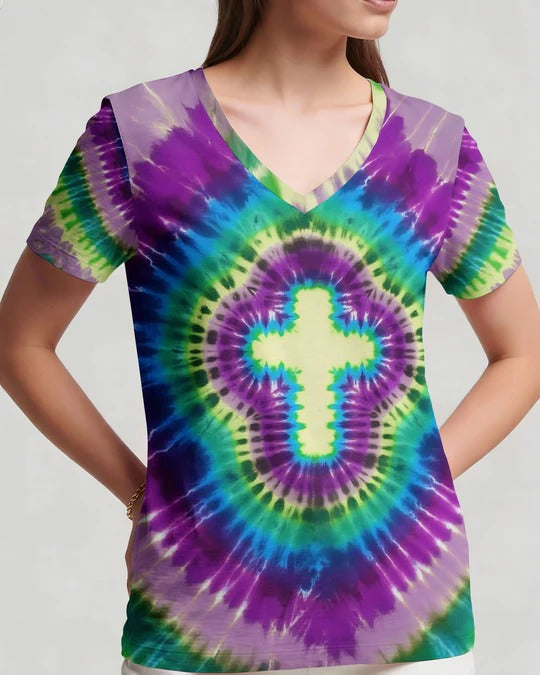 Cowgic Cross Tie Dye Women's All Over Print Shirt