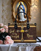 Cowgic God Is My Strength Leather Handbag