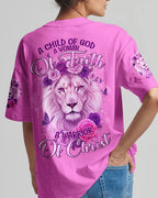 Cowgic A Child Of God Lion Women's All Over Print Shirt