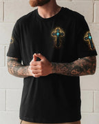 Cowgic Lord Stood With Me Men's All Over Print Shirt