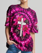 Cowgic Cross Lilies Swirl Women's All Over Print Shirt