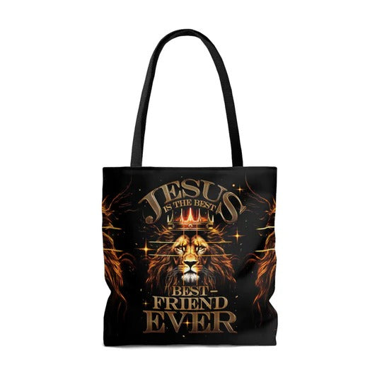 Cowgic Jesus Is The Best Lion Tote Bag
