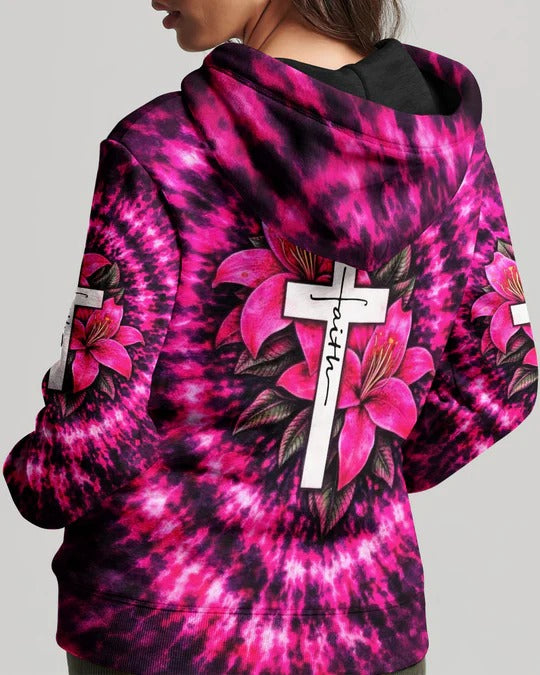 Cowgic Cross Lilies Swirl Women's All Over Print Shirt