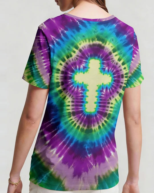 Cowgic Cross Tie Dye Women's All Over Print Shirt