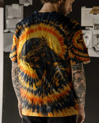 Cowgic Jesus Halo Of Faith Black & Yellow Swirl Men's All Over Print Shirt