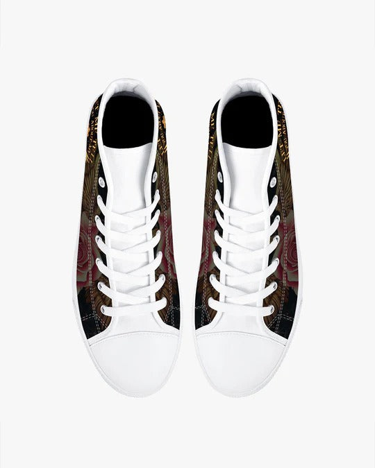 Cowgic Let Me Tell You About My Jesus High Top Canvas Shoes