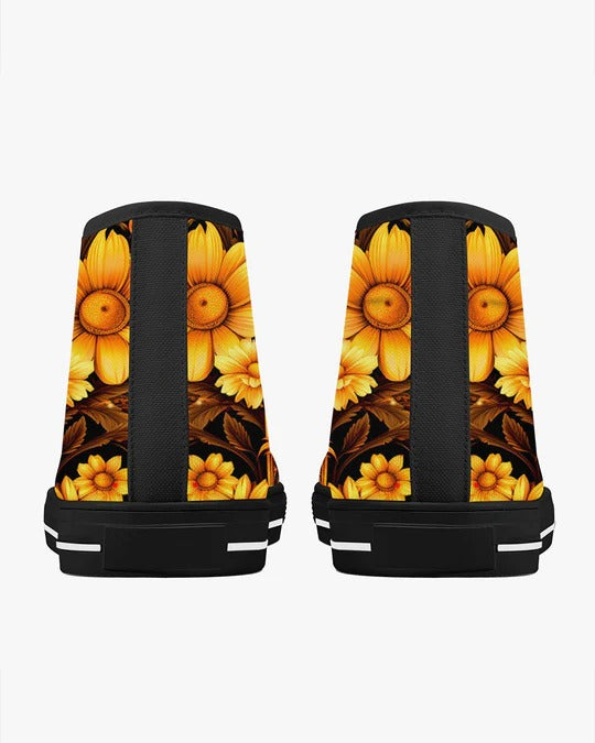 Cowgic Faith Doesn't Make Things Easy High Top Canvas Shoes