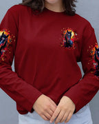 Cowgic Blessed By God Loved By Jesus Horse Women's All Over Print Shirt