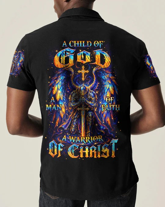 Cowgic A Warrior Of Christ Men's All Over Print Shirt