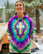Cowgic Cross Tie Dye Women's All Over Print Shirt