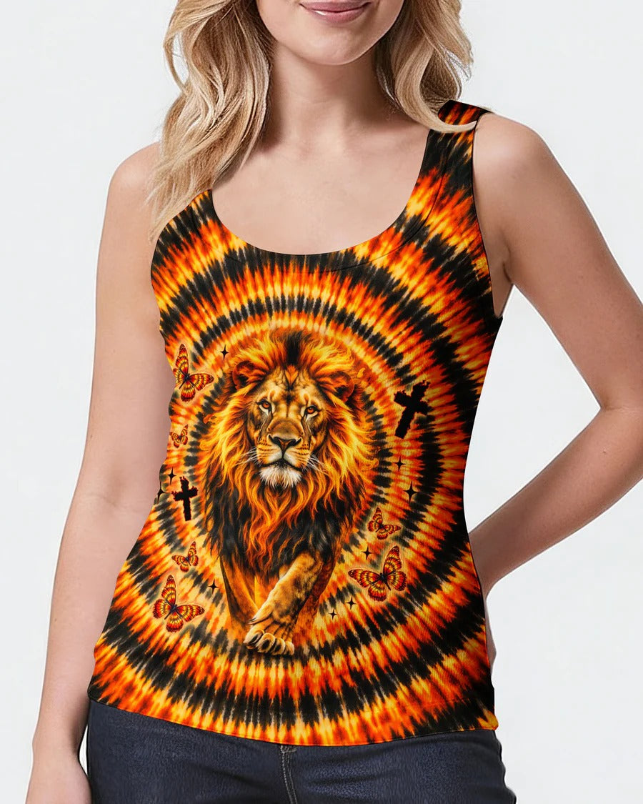 Cowgic Blessed By God Lion Women's All Over Print Shirt