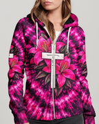 Cowgic Cross Lilies Swirl Women's All Over Print Shirt