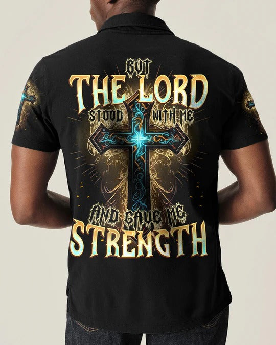 Cowgic Lord Stood With Me Men's All Over Print Shirt