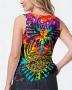 Cowgic Faith Through Christ Tie-Dye Cross All Over Print