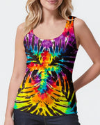 Cowgic Faith Through Christ Tie-Dye Cross All Over Print