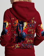Cowgic Blessed By God Loved By Jesus Horse Women's All Over Print Shirt