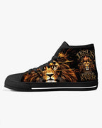 Cowgic Jesus Is The Best Lion High Top Canvas Shoes