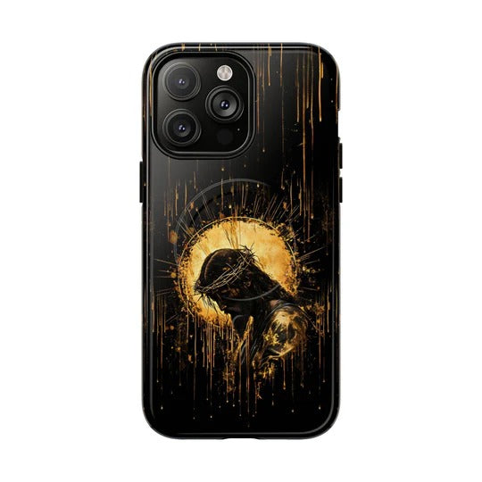 Cowgic Jesus On Cross Moon Magnetic Phone Case