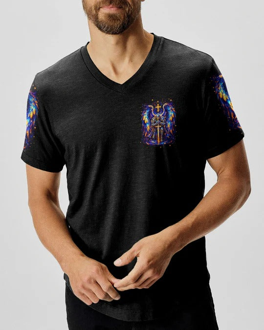 Cowgic A Warrior Of Christ Men's All Over Print Shirt