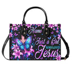 Cowgic Just A Girl Who Loves Jesus Leather Handbag