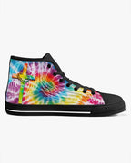 Cowgic Promise Keeper Light In The Darkness Tie Dye High Top Canvas Shoes