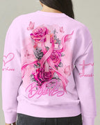 Cowgic Believe In Pink Ribbon Faith All Over Print